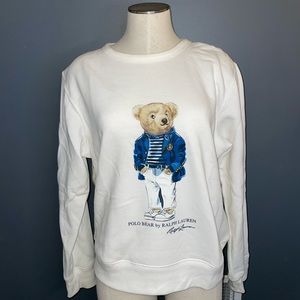 Cream Polo Bear Crewneck🤍